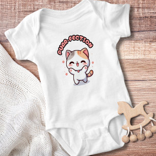 Body Para Bebê Purr-fection Kawaii Gatinho 