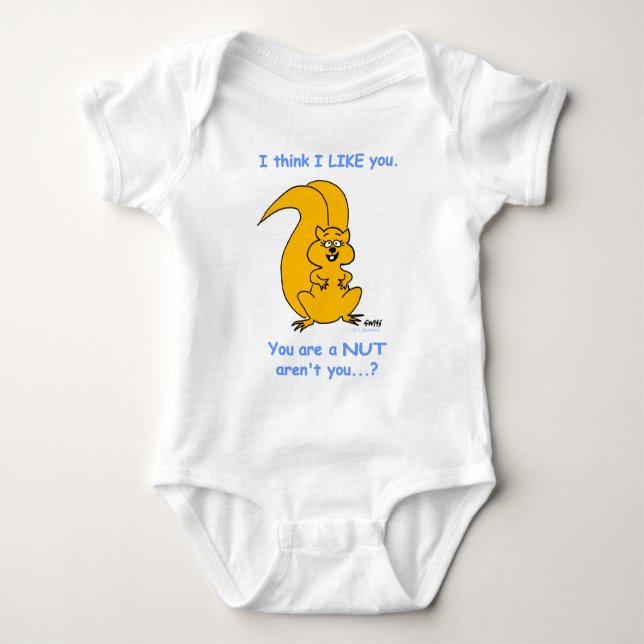 Body Para Bebê Quadrinho Bonito Cartoon Engraçado Roupas De Bebê (Frente)