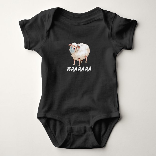 Body Para Bebê Quarentena Engraçada | Presentes De Trendy De Ovin (Frente)