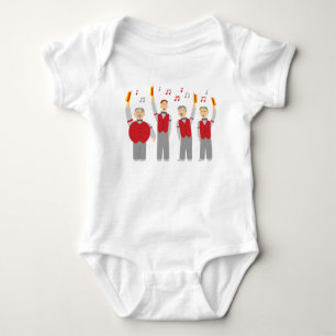 Body Para Bebê Quarteto Clássico de Barbershop