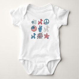 Body Para Bebê Quarto de julho com Estilo!