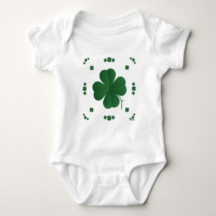 Body Para Bebê Quatro Clovers Folha