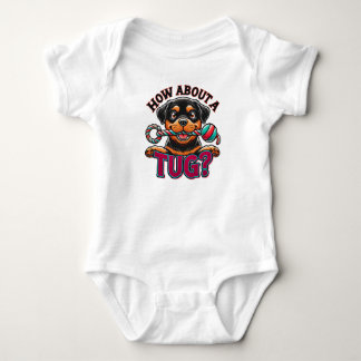 Body Para Bebê Que Tal Um Cão Rottweiler