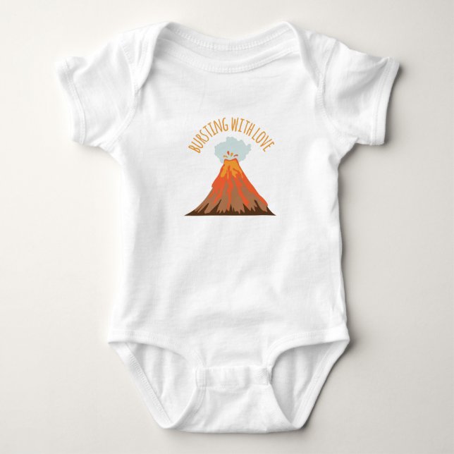 Body Para Bebê Quebrar Com Amor (Frente)
