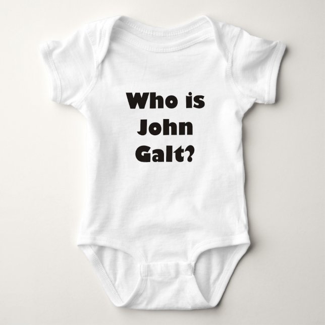 Body Para Bebê Quem é John Galt? (Frente)