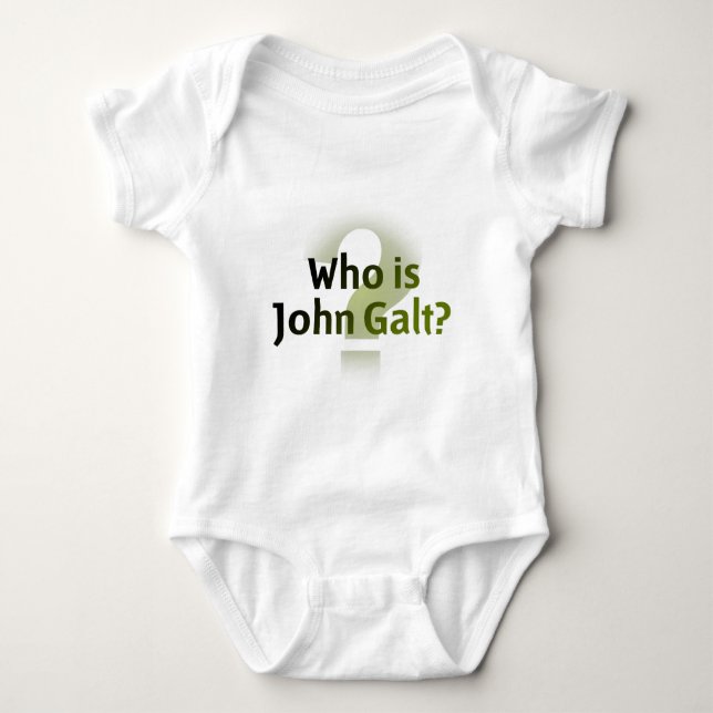 Body Para Bebê Quem é John Galt? (Frente)