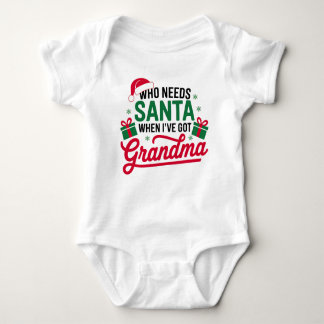 Body Para Bebê Quem precisa de papais noeis quando tenho natal da