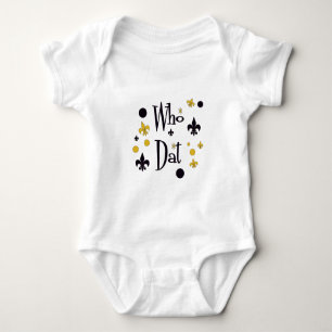 Body Para Bebê Quem t-shirt de Dat