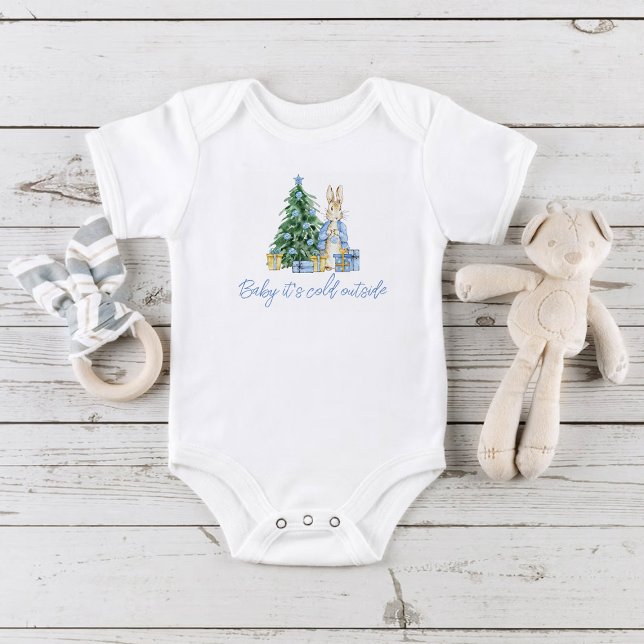 Body Para Bebê Querida, está frio lá fora (Criador carregado)