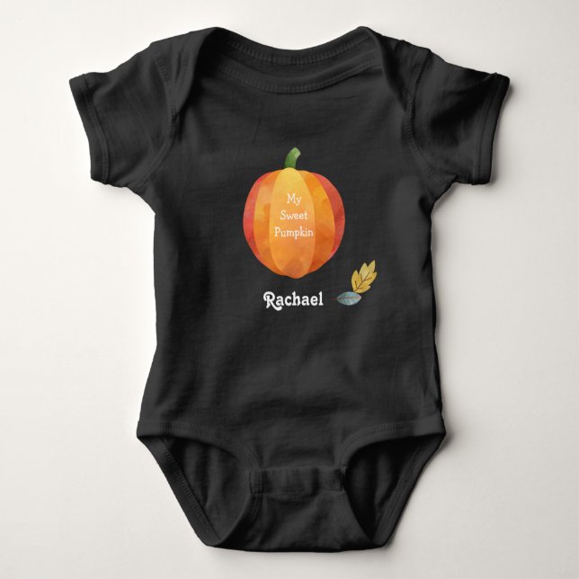 Body Para Bebê Querida Pumpkin Doce (Frente)