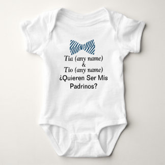 Body Para Bebê Quieren Ser Mis Padrinos Godfather Proposal Baby B