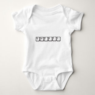 BODY PARA BEBÊ QWERTY