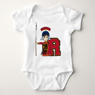 Body Para Bebê R é para o soldado romano
