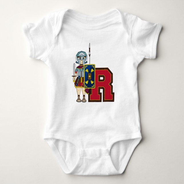 Body Para Bebê R é para o soldado romano (Frente)
