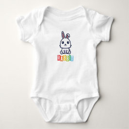 Body Para Bebê Rabbit Baby Jersey - Bodetê