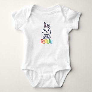 Body Para Bebê Rabbit Baby Jersey - Bodetê