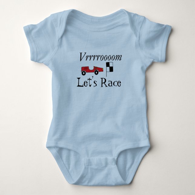 Body Para Bebê Race Baby Onsie (Frente)