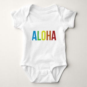Body Para Bebê Rainbow Aloha