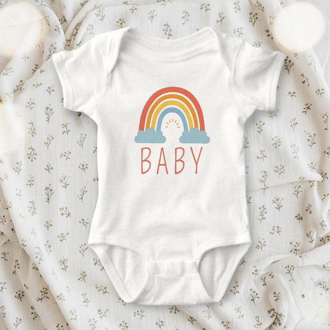 Body Para Bebê Rainbow baby bodysuit, baby shirt, rainbow baby  (Criador carregado)