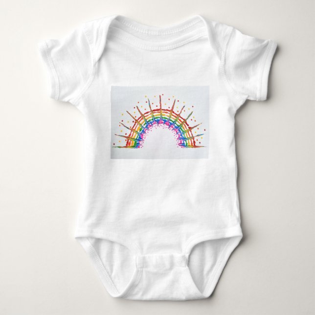 Body Para Bebê Rainbow Baby Jersey (Frente)