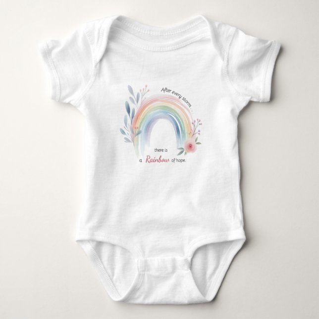 Body Para Bebê Rainbow Baby Miracle (Frente)