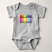 Rainbow Crayon Crayons Artista Art Teacher Pride