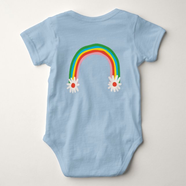 Body Para Bebê Rainbow & Daisy Baby Bodysuit (Verso)