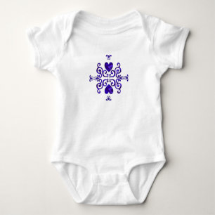 Body Para Bebê Rainbow Heart e Lily