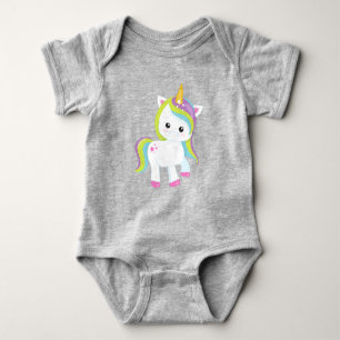 Body Para Bebê Rainbow Unicorn, Cute Unicorn, Magic Unicorn, Star