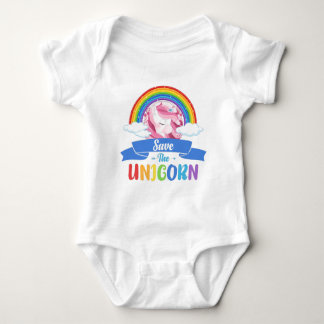 Body Para Bebê Rainbow Unicorn Party Baby Bodyfit