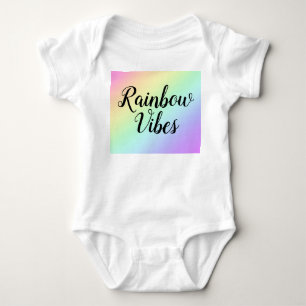 Body Para Bebê Rainbow Vibes