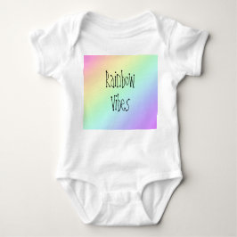 Body Para Bebê Rainbow Vibes Baby Bodyfit