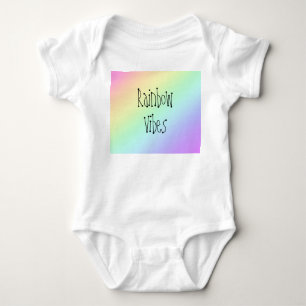 Body Para Bebê Rainbow Vibes Baby Bodyfit