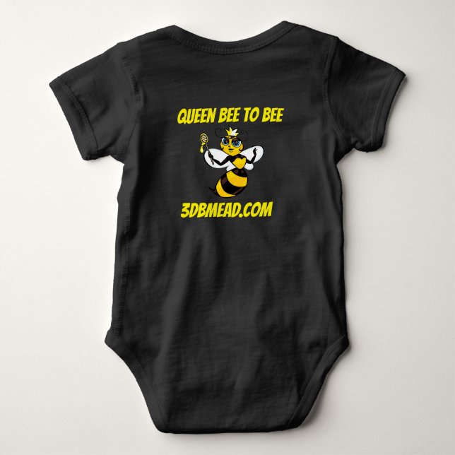 Body Para Bebê Rainha Abelha para Ser (Verso)