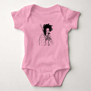 Body Para Bebê rainha do guerreiro