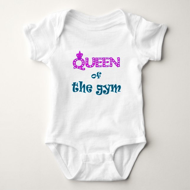 Body Para Bebê Rainha do Gym (Frente)