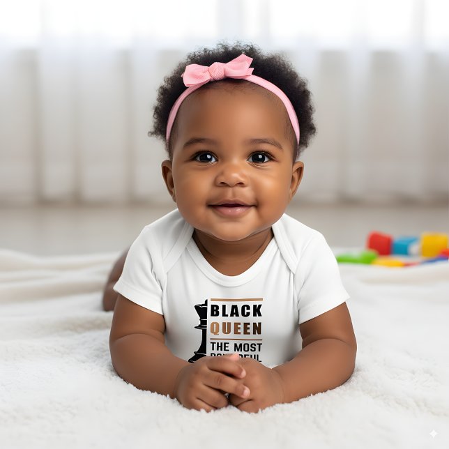 Body Para Bebê Rainha Preta A Peça Mais Poderosa Do Jogo 2 (Criador carregado)