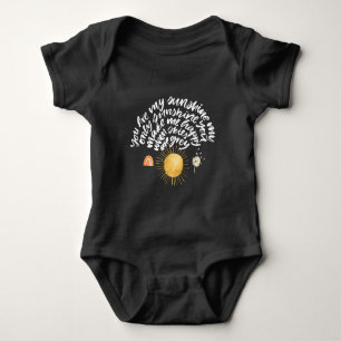 Body Para Bebê Raio de Sol Você é Meu Sol