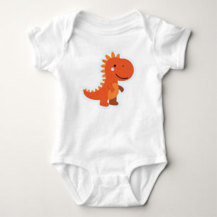 Body Para Bebê "Raio Pequeno! Bebê Dinossauro Adorável Fita/Fato