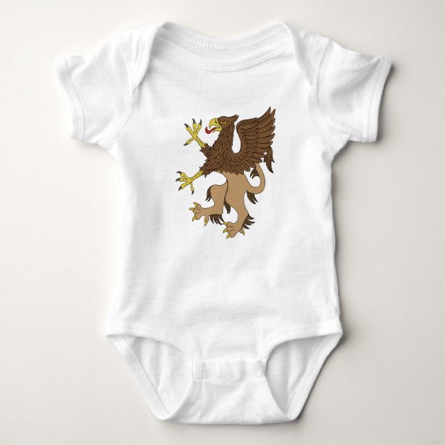 Body Para Bebê Rampant Griffin (Frente)
