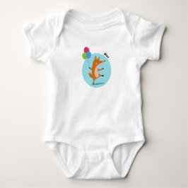 Body Para Bebê Rapa Lixeira Com Balões Nome Personalizado