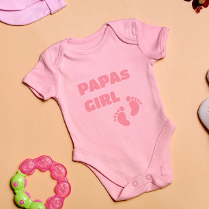 Body Para Bebê Rapariga de Papas - Pegadas