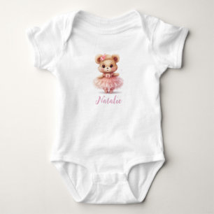 Body Para Bebê Rapariga-de-urze-de-pintada-branca moderna