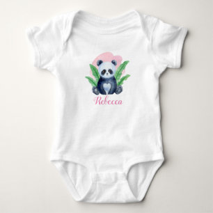 Body Para Bebê Raparigas bonitas personalizadas, bear de panelaTr