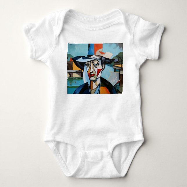 Body Para Bebê Raphael Canossa Painter Design (Frente)