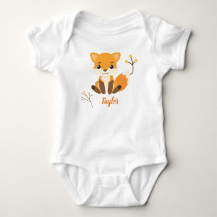 Body Para Bebê Raposa-de-Mata