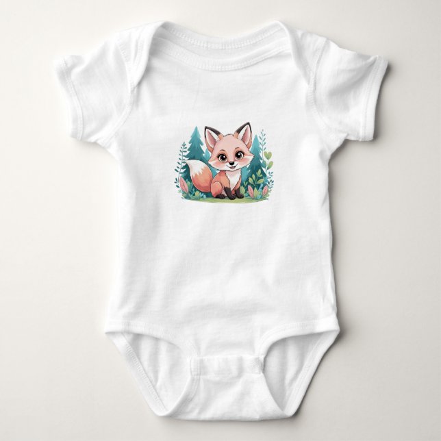 Body Para Bebê Rapoza bebê  (Frente)