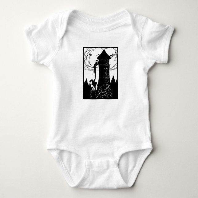 Body Para Bebê Rapunzel Baby Bodycase (Frente)
