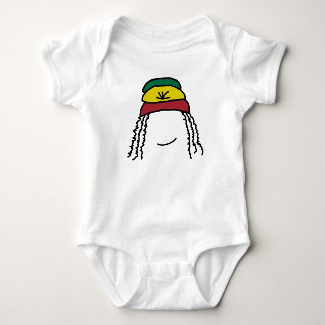 Body Para Bebê Rasta Smile (Frente)