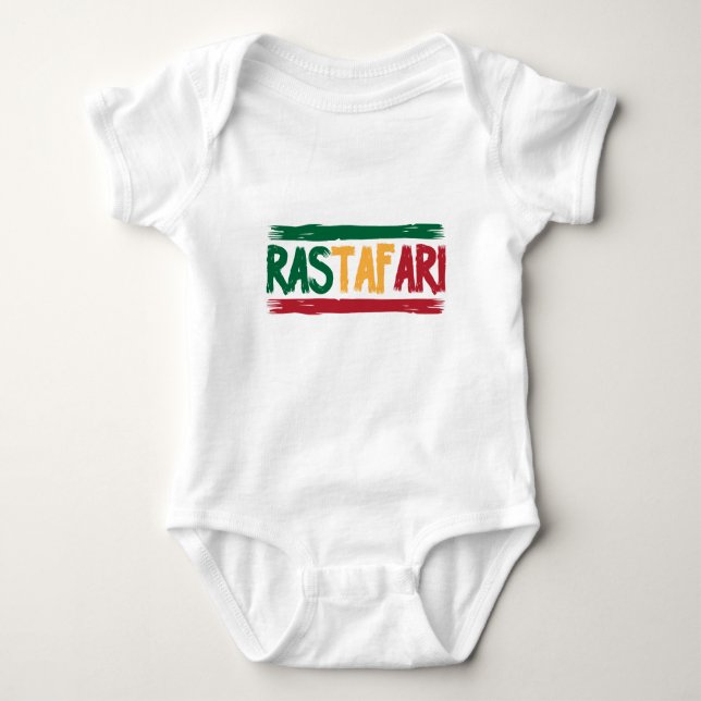 Body Para Bebê Rastafari (Frente)